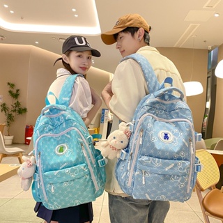【พร้อมส่ง】ใหม่ กระเป๋าเป้สะพายหลัง กระเป๋านักเรียน ความจุสูง สไตล์เกาหลี แฟชั่นสําหรับผู้ชาย และผู้หญิง 2023