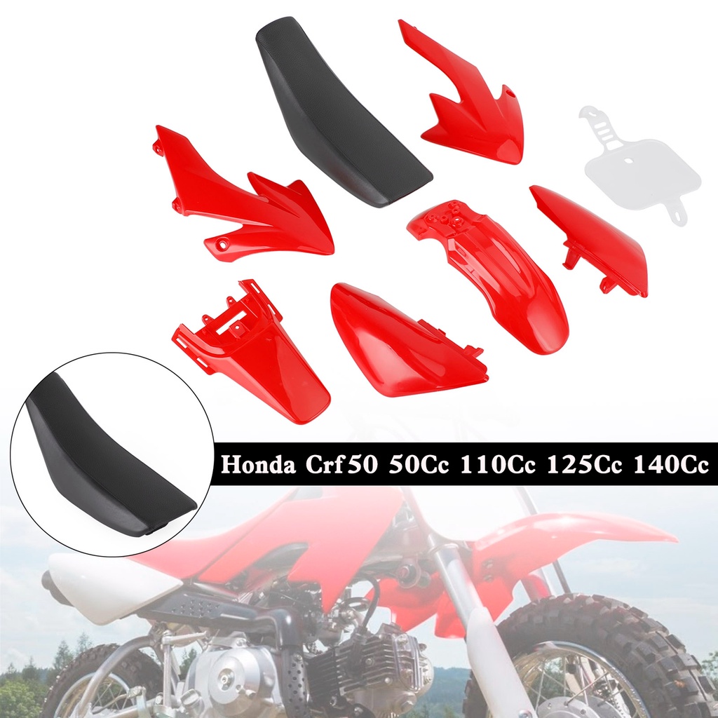 areyourshop-honda-50cc-110cc-125cc-140cc-พลาสติก-4-จังหวะ-crf50-pit-ชุดจักรยานออฟโรด-เบาะบังโคลน