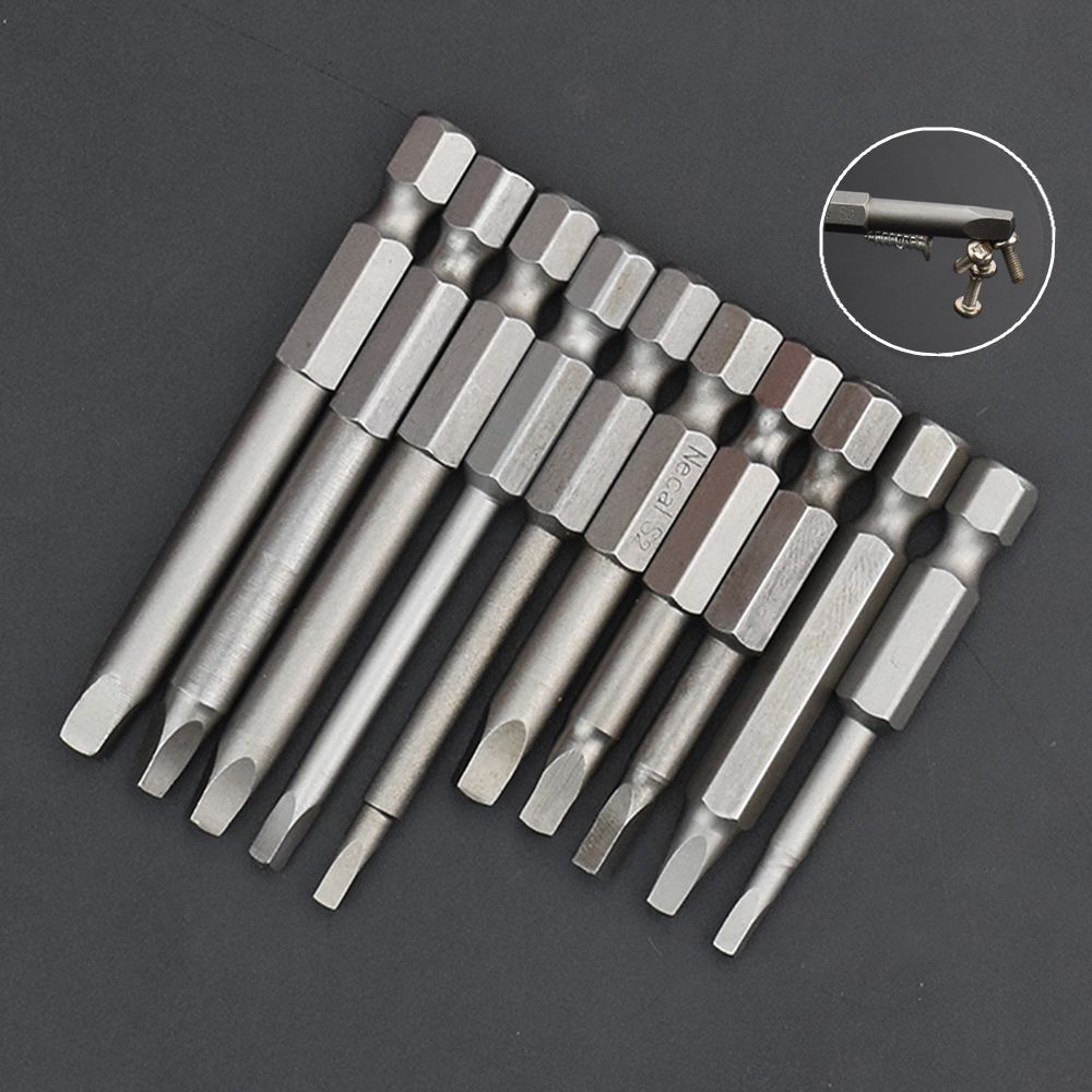 5 ชิ้น 1/4 นิ้ว Hex Square Bits 50 มม.65 มม.หัวไขควง Bits S2 โลหะผสม ...