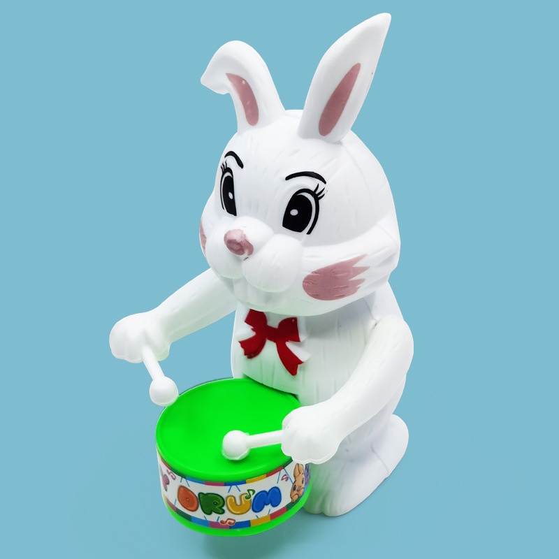กระต่ายตีกลอง-ของเล่นไขลาน-ตุ๊กตาไขลาน-ของเล่นเด็ก