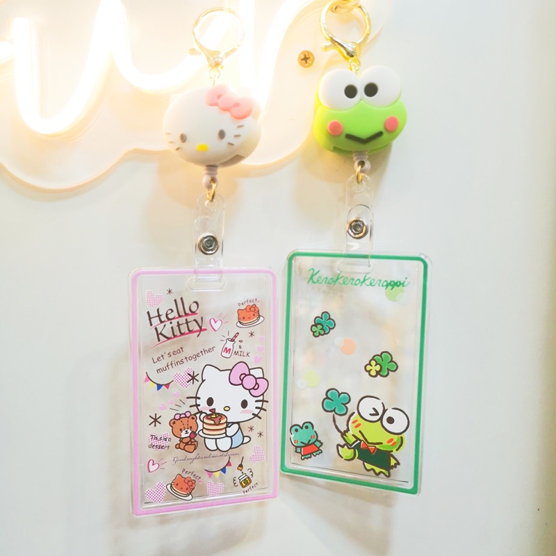 พวงกุญแจใส่บัตร-sanrio-ที่ใส่บัตรโยโย่-card-holder-พวงกุญแจใส่บัตร-โยโย่-พลาสติกแข็งแรง