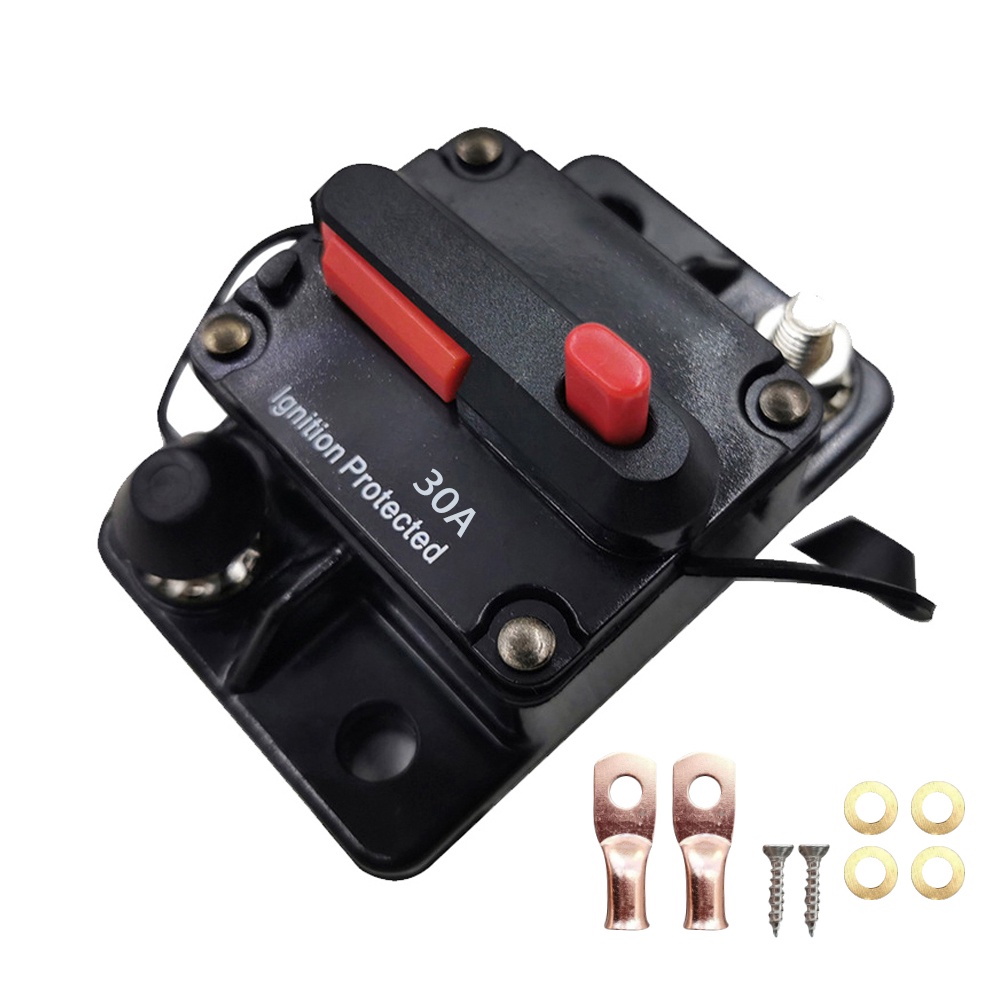 APIELE Schutzschalter 300A DC12-48V - Wasserdichter Leistungsschalter Für Auto & Boot