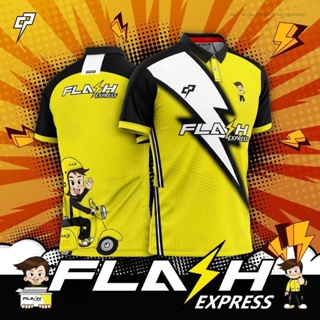 [พร้อมส่ง] เสื้อโปโลแขนสั้น ลาย Lawa bakhang jersi Flash Express 2023