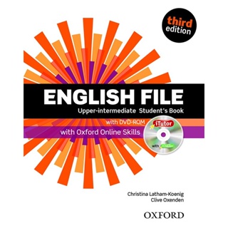 Bundanjai (หนังสือเรียนภาษาอังกฤษ Oxford) English File 3rd ED Upper-Intermediate : Students Book +iTutor and Online