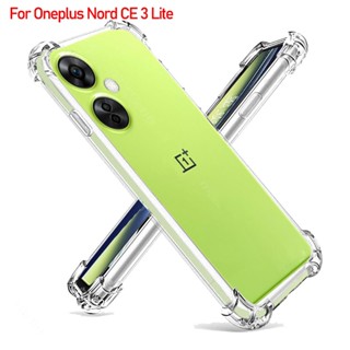 เคส OnePlus Nord CE 3 Lite 5G เคสมือถือ เคสโทรศัพท์มือถือ TPU แบบใส กันกระแทก สําหรับ OnePlus 11 10 11R 10T 8 9 8T Nord 2 2T N10 N100 N20 SE Oneplus Nord CE 2 3 Lite 5G เคสมือถือ