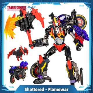 Hasbro Transformers Generations Shattered Glass Collection Decepticon Flamewar with Fireglide Toys