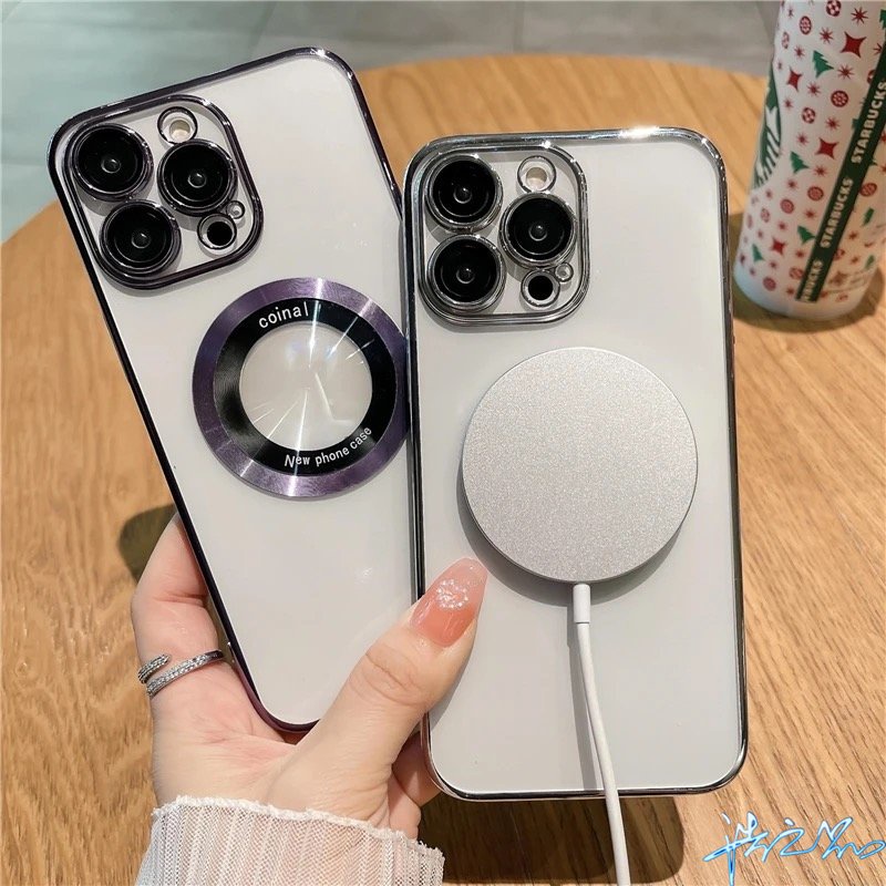 เคสโทรศัพท์มือถือ-แบบแม่เหล็ก-พร้อมฟิล์มเลนส์-หรูหรา-สําหรับ-iphone-11-11-pro-max-12-12-pro-max-13-13-pro-max-14-14-pro-max