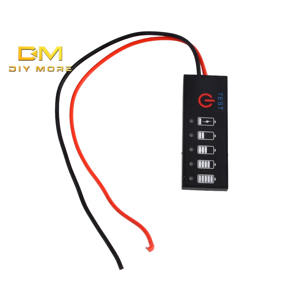diymore-บอร์ดโมดูลแสดงสถานะแบตเตอรี่-li-ion-พร้อมฟังก์ชั่นเชื่อมต่อ-ป้องกันการย้อนกลับ-สําหรับจอแสดงผลแรงดันไฟฟ้า-led