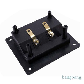 Bang กล่องแยก 2Pin ภายนอก แจ็คกล้วย ลําโพง เครื่องขยายเสียง ซ็อกเก็ตลวดคลิป