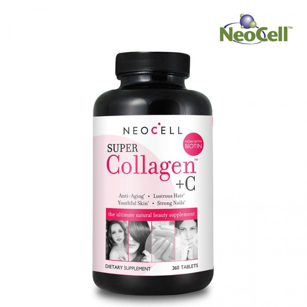 คอลลาเจน-ช่วยให้ผิวพรรณผ่องใส-ดูขาวเปล่งปลั่ง-สุขภาพดี-neocell-super-collagen-c-6000-mg-360-เม็ด