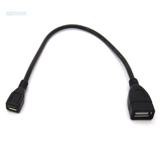 【3C】สายเคเบิลแปลงข้อมูล Usb 2 0 Female เป็น Micro USB Female สําหรับโทรศัพท์มือถือ