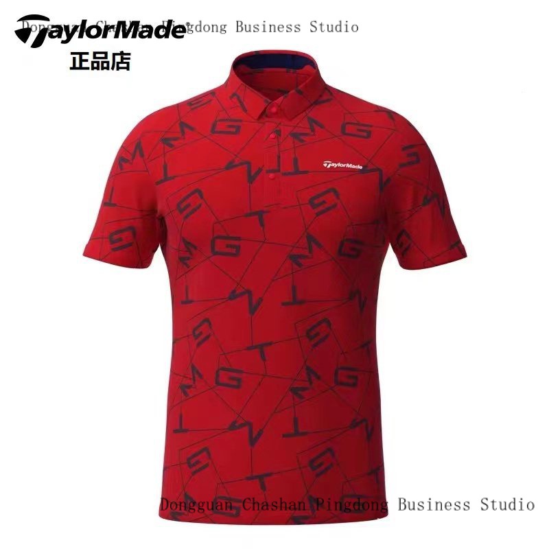 taylormade-taylormade-เสื้อโปโล-แขนสั้น-ระบายอากาศ-เหมาะกับฤดูร้อน-สําหรับผู้ชาย