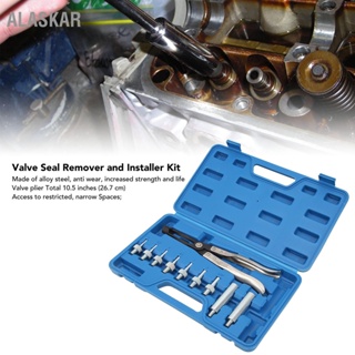 ALASKAR Valve Seal Remover และ Installer Kit Stem Plier Adapter Socket สำหรับซ่อมเครื่องยนต์รถยนต์