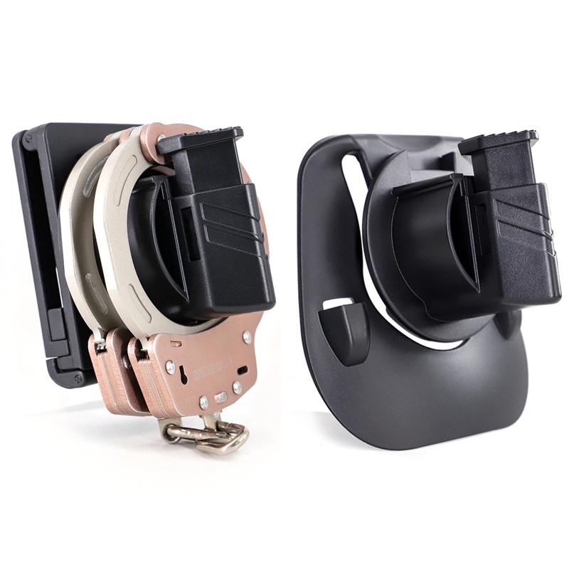 Handcuff Holster Belt Clip Paddle Universal Handcuff Case Thumb Release