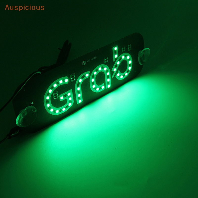 มงคล-ไฟแสดงสถานะโฆษณา-grab-taxi-led-12v-สําหรับรถยนต์