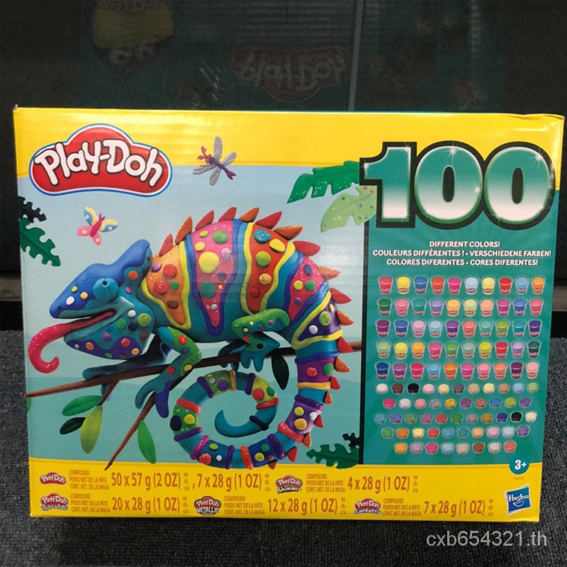 play-doh-play-doh-ดินน้ํามันโคลนเซอร์ไพรส์-หลากสี-100-กระป๋อง-สําหรับเด็ก-f4636-lyec