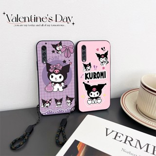 เคสโทรศัพท์มือถือ ผ้ากํามะหยี่ ลายคุโรมิน่ารัก สําหรับ LG Velvet 5G