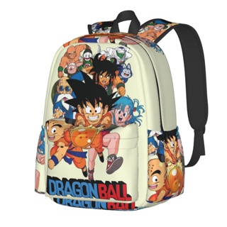 กระเป๋าเป้สะพายหลัง กระเป๋านักเรียน พิมพ์ลาย Dragon Ball น้ําหนักเบา ป้องกันน้ํา จุของได้เยอะ แบบเรียบง่าย