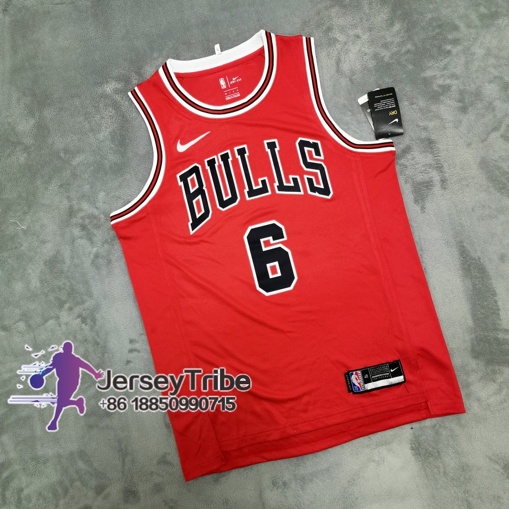 ลูกบาสเก็ตบอล-nba-chicago-bulls-อเนกประสงค์-สําหรับผู้ชาย-6-เสื้อกีฬาแขนสั้น-ลายทีม-alex-caruso-สีแดง-สไตล์เรโทร-695411