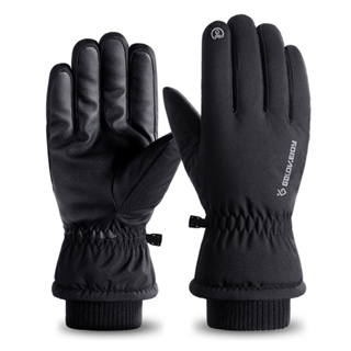 Winter Gloves Outdoor Skiing Touch Screen Fleece Windproof Cycling Gloves