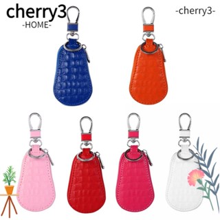 Cherry3 กระเป๋าสตางค์ กระเป๋าใส่เหรียญ พวงกุญแจ ลายหนังจระเข้ สําหรับเจ้าของบ้าน