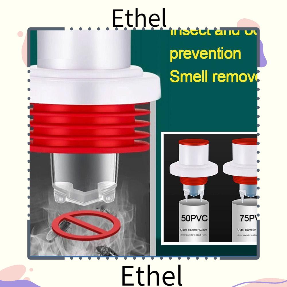 ethel1-ฝาครอบท่อระบายน้ํา-ป้องกันแมลง-แบบทางเดียว-กันกลิ่น-อุปกรณ์เสริม-สําหรับห้องครัว-ห้องน้ํา