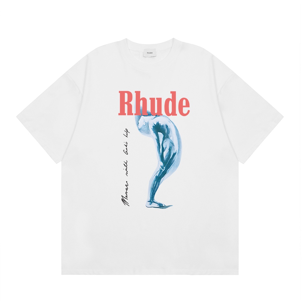 รีบมา-rhud-e-เสื้อยืดคอกลม-ผ้าฝ้าย-แบบนิ่ม-อินเทรนด์-สําหรับเด็กผู้ชาย