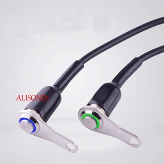 Alisond1 สวิตช์ไฟตัดหมอก LED อลูมิเนียมอัลลอยด์ ปรับได้ สําหรับรถจักรยานยนต์ สกูตเตอร์ ATV