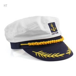 หมวกคอสเพลย์ รูปกัปตันทะเล แบบปักลาย สําหรับผู้ใหญ่ มี 1 ชิ้น