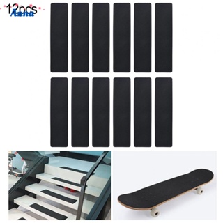 【Anna】Skateboard Stickers For Stairs Heavy Duty High Traction Outdoor/Indoor