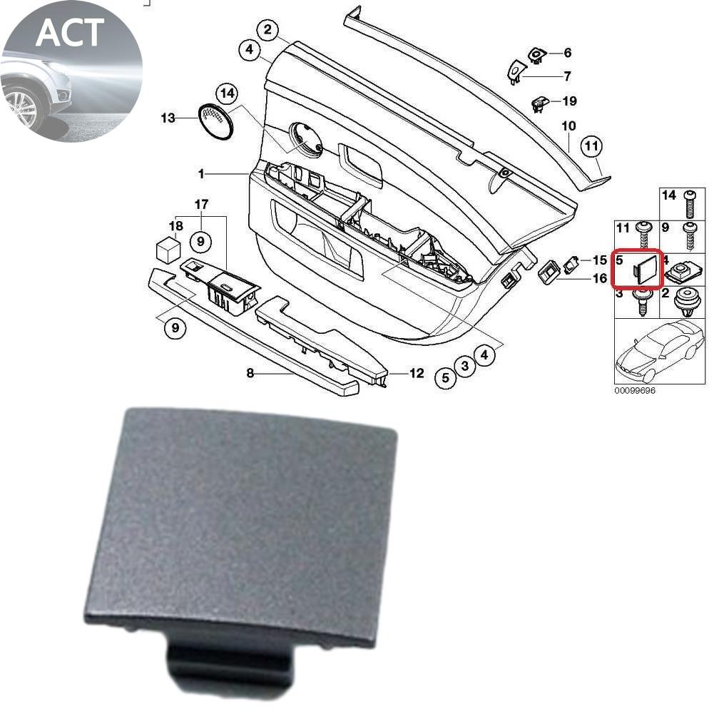 ฝาครอบปลั๊ก-abs-สําหรับ-7-series-e65-e66