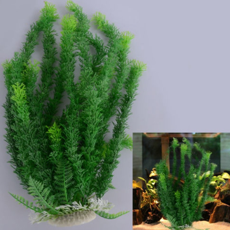 new-decor-non-toxic-accessories-large-fake-green-water-plant-artificial-grass