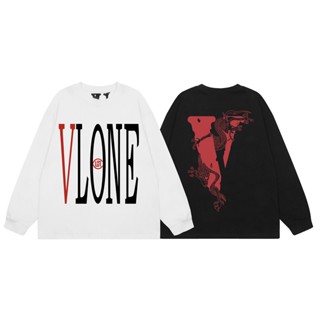 Vlone- กระเป๋าโท้ท ลายโลโก้ตัวอักษร V ด้านหน้า และด้านหลัง ขนาดใหญ่ สําหรับผู้ชาย และผู้หญิง Dfss