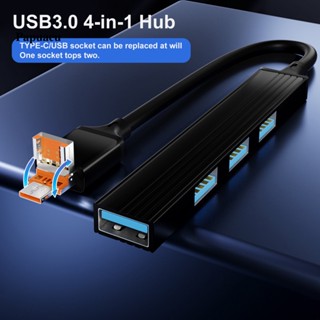 Papu 4-in-1 อะแดปเตอร์ฮับ Usb type-c ความเร็วสูง สําหรับ Macbook Pro