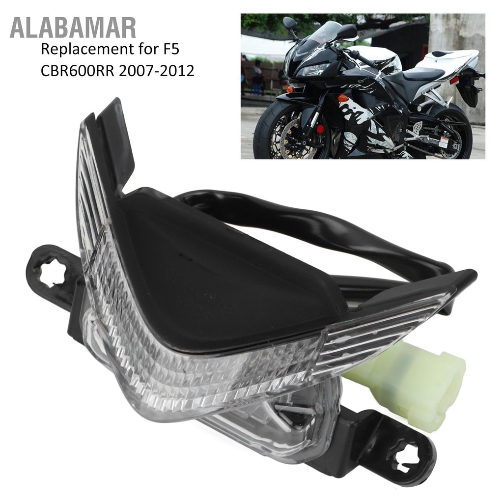 alabamar-ไฟหน้ารถจักรยานยนต์เลนส์ใสกันน้ำ-led-ด้านหน้าเปลี่ยนหลอดไฟสำหรับ-f5-cbr600rr-2007-2012