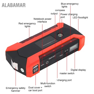 ALABAMAR รถอเนกประสงค์ Jump Starter 20000mAh เครื่องชาร์จแบตเตอรี่ฉุกเฉิน Power Bank LED 110-240V