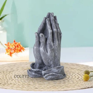 [Dolity2] ฟิกเกอร์เรซิ่น รูปปั้นมืออธิษฐาน สําหรับตกแต่งห้องรับประทานอาหาร ชั้นวางหนังสือ