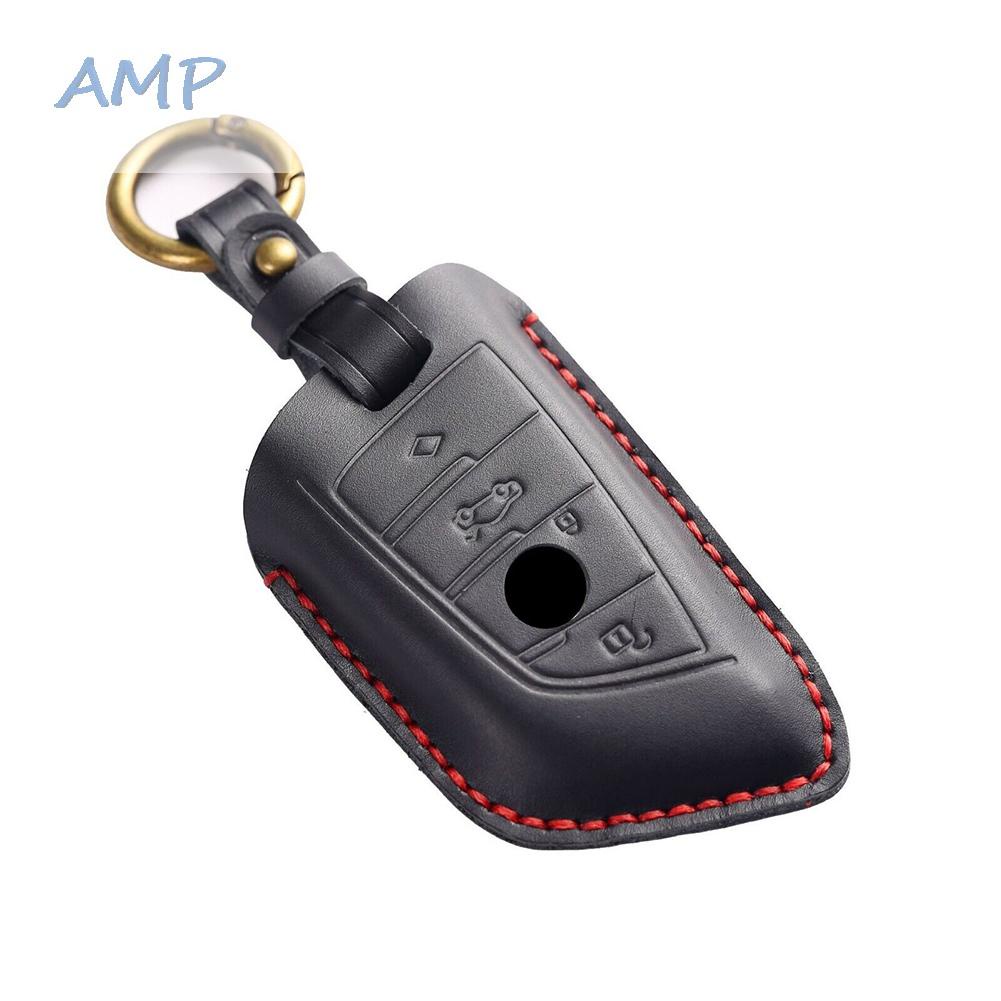 new-8-leather-black-car-remote-correct-connector-direct-installation-key-fob