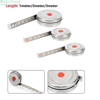 【Big Discounts】Tape Ruler Stainless Steel 1meter 2meter Silver Easy To Read Handcraft#BBHOOD