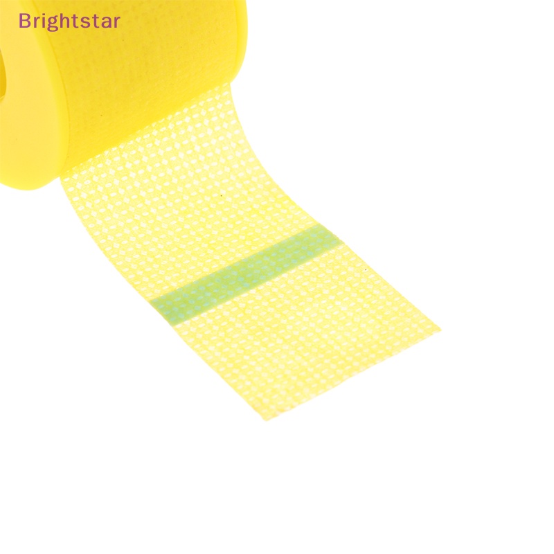 brightstar-เทปต่อขนตาปลอม-สีเหลือง-กราฟฟิก-ความงาม-เทป-ป้องกันอาการแพ้-ระบายอากาศได้-ผ้าไมโครพอร์-แบบมืออาชีพ-ใหม่