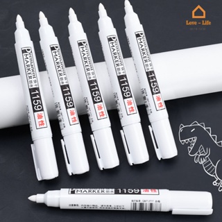 ภาพหน้าปกสินค้าปากกามาร์กเกอร์ กันน้ํา สีขาวมันวาว DIY สําหรับวาดภาพระบายสี เครื่องเขียน โรงเรียน ที่เกี่ยวข้อง