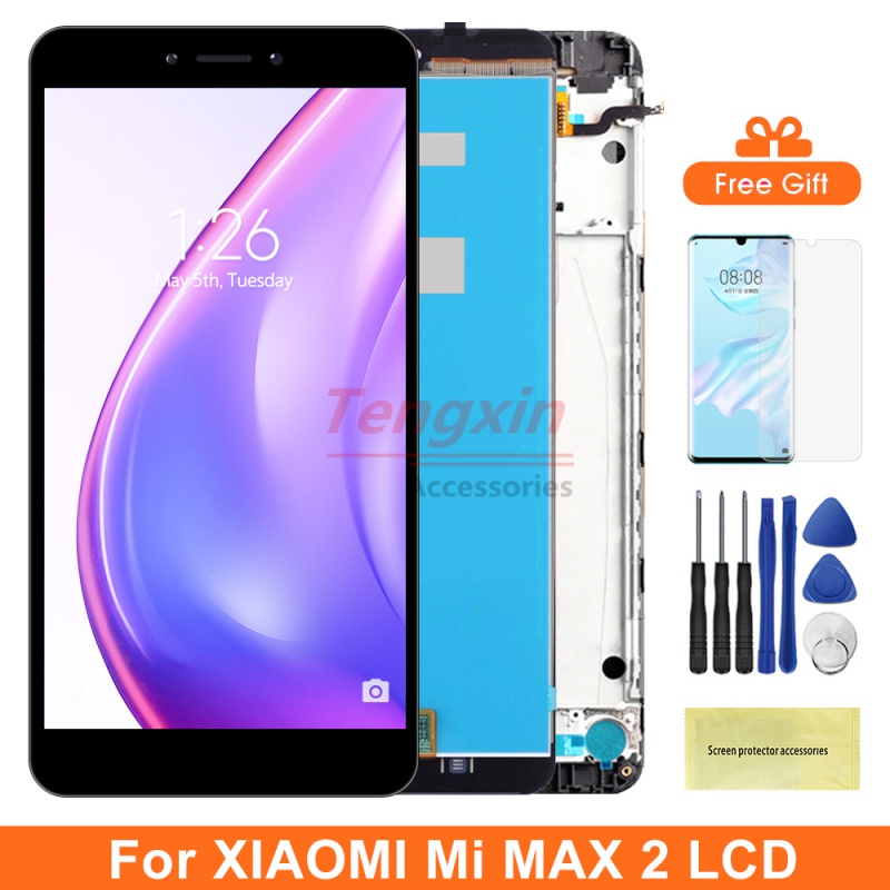 หน้าจอ-lcd-6-44-นิ้ว-พร้อมกรอบสัมผัส-แบบเปลี่ยน-สําหรับ-xiaomi-mi-max-xiaomi-mi-max