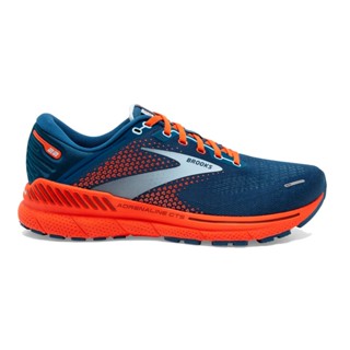 Brooks Adrenaline GTS 22 รองเท้าวิ่งถนน ผู้ชาย หน้าปกติ นุ่ม ซัพพอร์ต