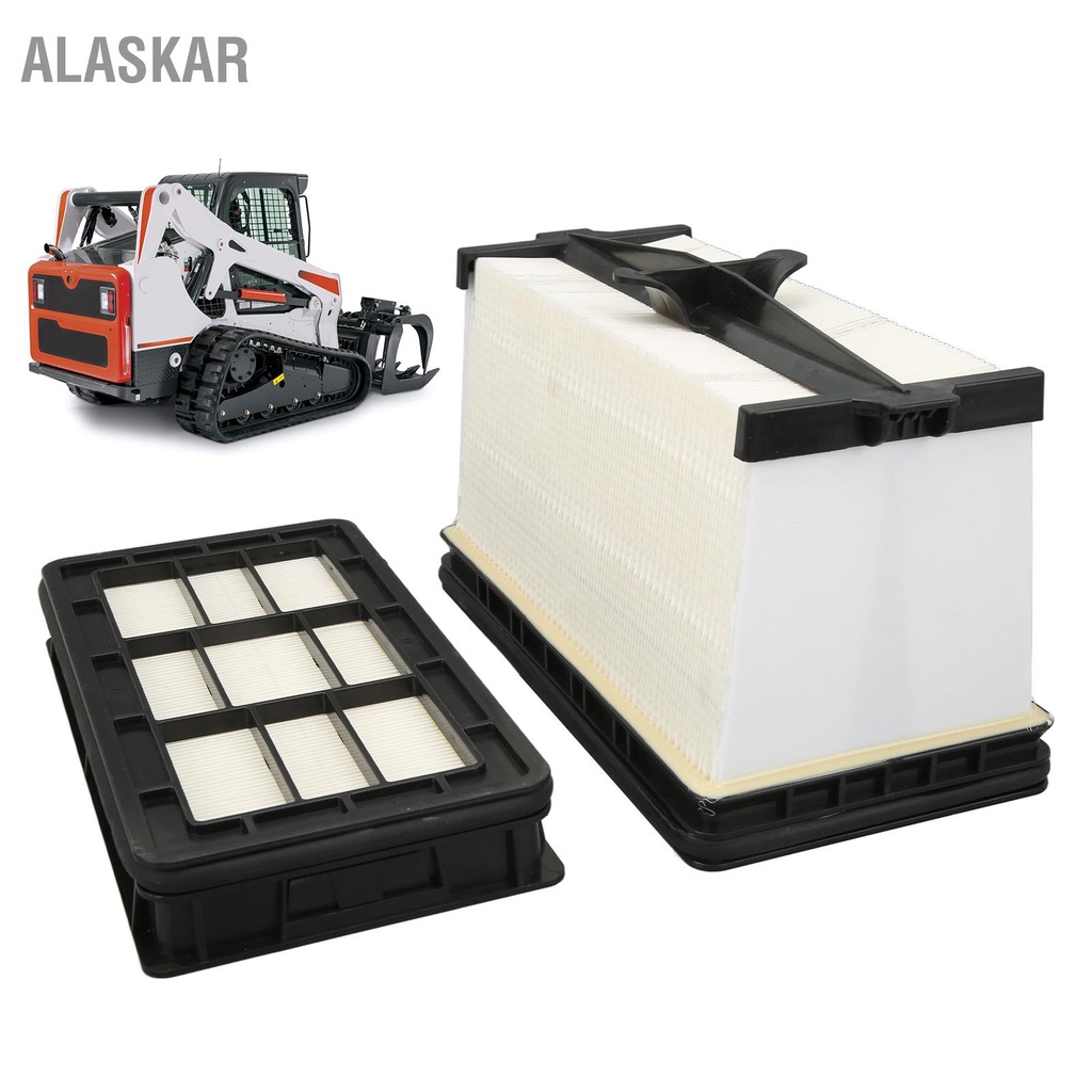 alaskar-2pcs-air-filter-7286652-ประสิทธิภาพสูงสำหรับ-bobcat-loaders-a770-s740-s750-s770-s850