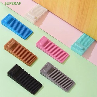 Superaf ขายดี ซิลิโคนกันชนประตู เพื่อความปลอดภัย สําหรับบ้าน ออฟฟิศ 1 ชิ้น