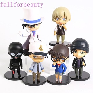 Fallforbeauty โมเดลฟิกเกอร์นักสืบโคนัน 6 ชิ้น / ชุด