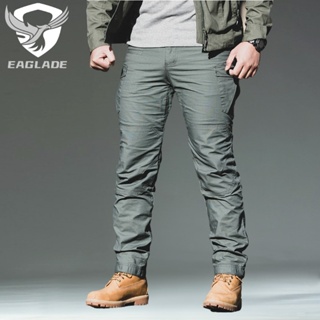 Eaglade กางเกงคาร์โก้ยุทธวิธี ผู้สูงอายุ ZG-LD02 สีเขียว กันน้ํา หลายกระเป๋า ทนทาน