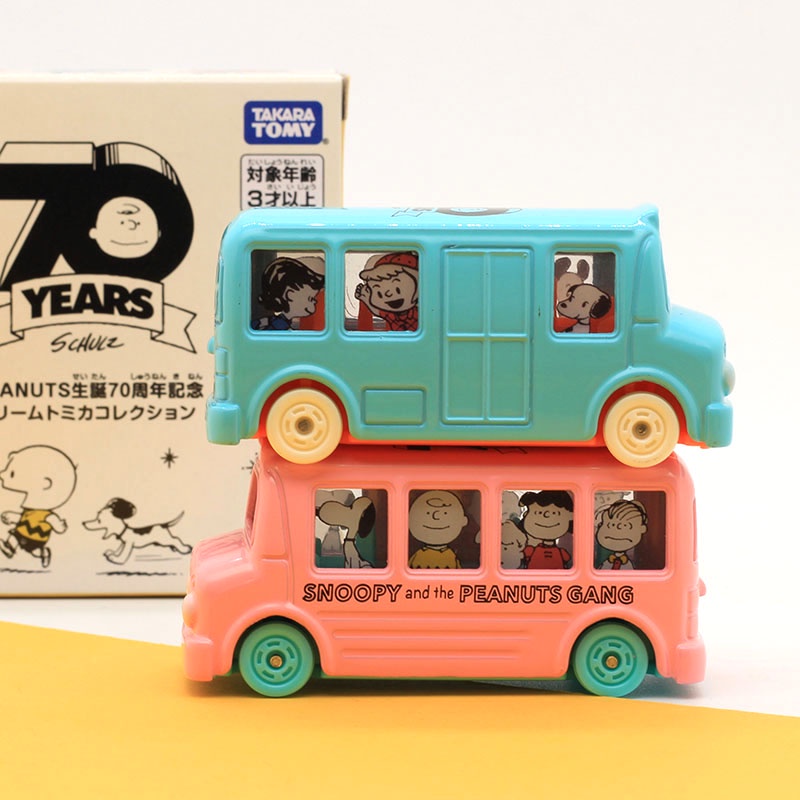 tomica-takara-tomy-รถบัสสนูปปี้-รถบัสโรงเรียน-ของเล่นสําหรับเด็ก-70-ปี-รุ่นลิมิเต็ด-ของเล่นเด็ก