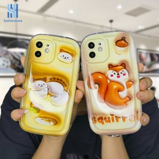 เคสโทรศัพท์มือถือแบบนิ่ม กันกระแทก ลายกระรอก สําหรับ Samsung A22 A03S A50 A32 A14 A13 A23 A52 A12 A03 A04 A04S A02S A20 A50S