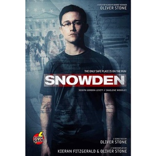 DVD ดีวีดี Snowden สโนว์เดน อัจฉริยะจารกรรมเขย่ามหาอำนาจ (เสียง ไทย/อังกฤษ ซับ ไทย/อังกฤษ) DVD ดีวีดี